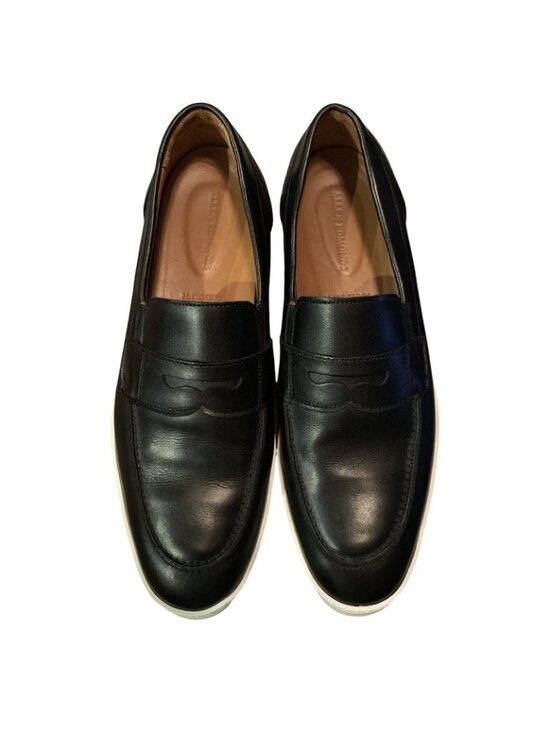 Allen Edmonds Black Randolph Penny Loafer Sneakers White Rubber Soles 10.5 D main image 8